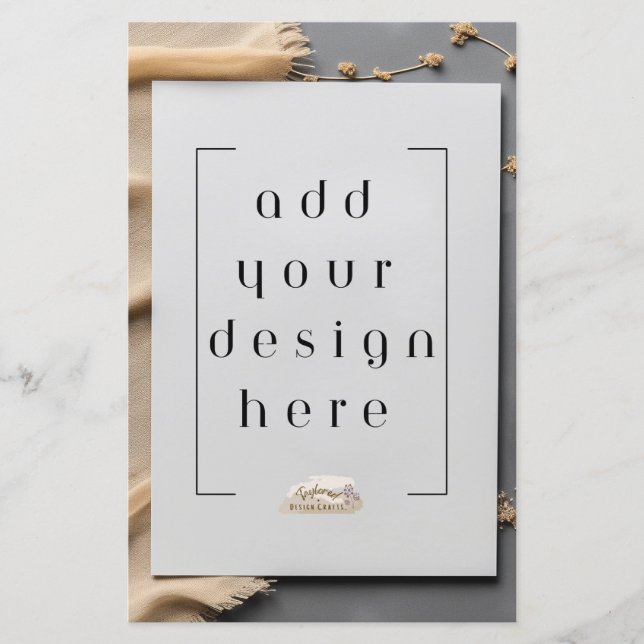 5.5インチx 8.5インチフラットカード (正面)