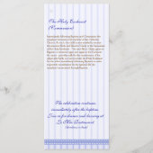 5/5ページのギリシャ正教会の洗礼プログラム プログラム (正面)