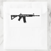 5.56ビート911 長方形シール (バッグ)