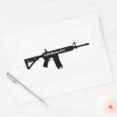 5.56ビート911 長方形シール (封筒)