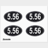 5.56マラソンスタイルシール 楕円形シール (シート)