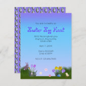 5.5"でイースターエッグの狩り4.25" セーブザデート (正面/裏面)