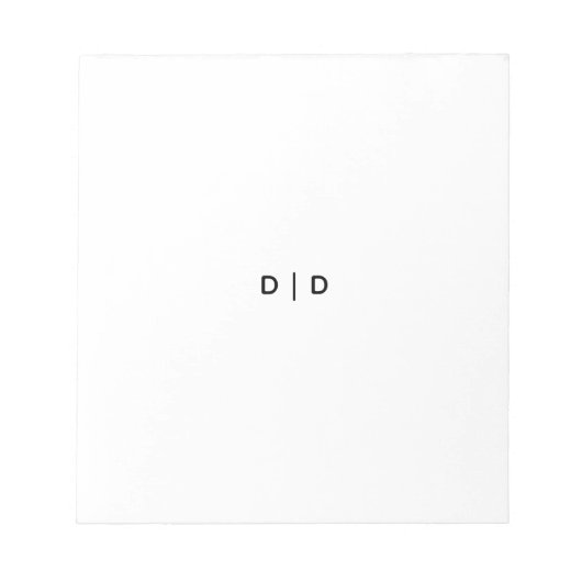5.5"×6"メモ帳 ノートパッド (正面)