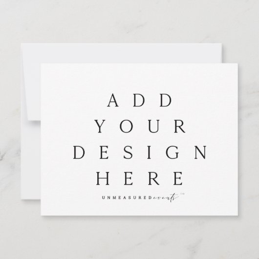 5.5x4インチカード 招待状 (裏面)