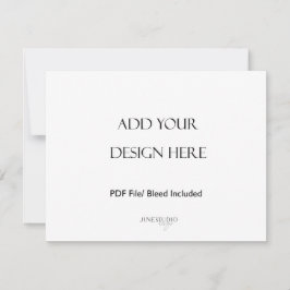 5.5x4.25インチランドスケープ・カード印刷 ノートカード