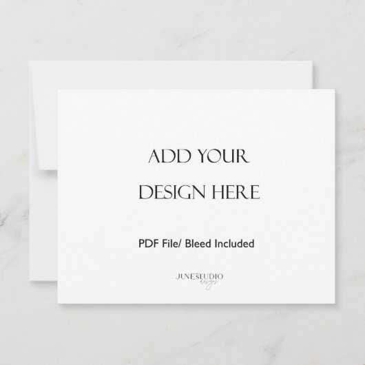 5.5x4.25インチランドスケープ・カード印刷 ノートカード (正面)