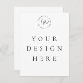 5.5x4.25フラットカード ノートカード (正面/裏面)