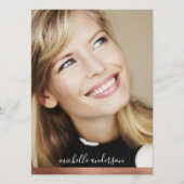 5.5x7.5インチモダン5フォトモデルCompカード 案内状 (正面)