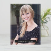 5.5x7.5インチモダン6 Photo Actor Model Comp Card 案内状 (スタンド正面)