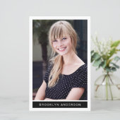 5.5x8.5インチモダン6フォトモデルCompカード (スタンド正面)