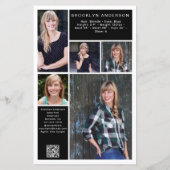 5.5x8.5インチモダン6フォトモデルCompカード (裏面)