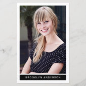 5.5x8.5インチモダン6フォトモデルCompカード (正面)