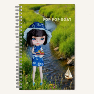 5.5x8.5 Journal: Pop Pop Boat ノートブック