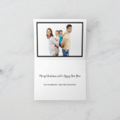 5/6枚の写真 カラフルな雪 - 4x6 折りたたみカード 招待状 (内部)