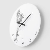 ...5, 6, 7, 8!デガス·ダンサーズ ラージ壁時計 (傾斜)