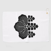 5-7開花付き桐 ゴルフタオル (横)