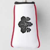 5-7開花付き桐 ゴルフヘッドカバー (回転90)