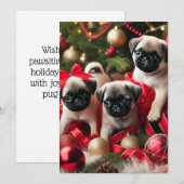 5×7 フラットホリデーカード シーズンカード (正面/裏面)