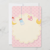 5"×7" ベビーシャワー 招待状カード 招待状 (裏面)