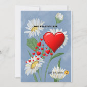 5" * 7"結婚式招待状カード 招待状 (正面)