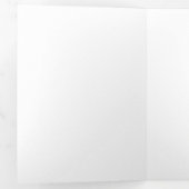 5"×7" 縦トリフォールドレター折り 招待状 (内部最初)