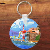 5.7 cm基本ボタンキーリング キーホルダー (正面)