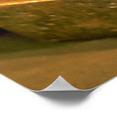 5 90ポンド金ゴールドレンガ ポスター (角)