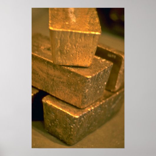 5 90ポンド金ゴールドレンガ ポスター (正面)