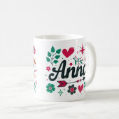 5 Color Anna 1 コーヒーマグカップ (正面右)