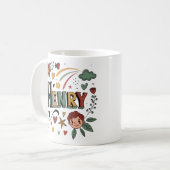 5 Color Henry 1 コーヒーマグカップ (正面左)