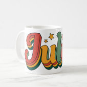 5 Color Julia 1 コーヒーマグカップ (正面左)