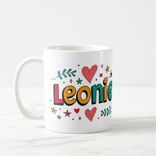 5 Color Leonie 1 コーヒーマグカップ (左)