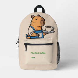 5. Cozy Vibes Capybara Bag プリントバックパック