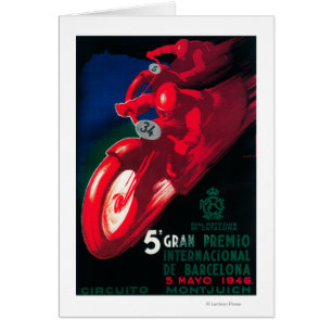 5 Gran Premio Internat'lのオートバイポスター