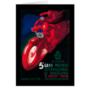5 Gran Premio Internat'lのオートバイポスター