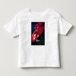 5 Gran Premio Internat'lのオートバイポスター トドラーTシャツ