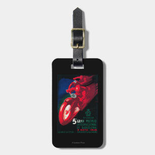 5 Gran Premio Internat'lのオートバイポスター ラゲッジタグ