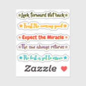 5 Hope Quotes | Motivational & Inspirational シール (シート)