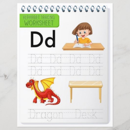 5 Learn To Spell Letter D Teacher Home Schooling (正面)
