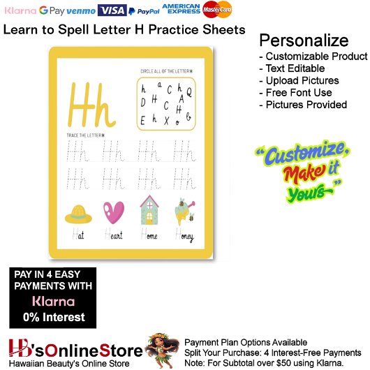 5 Learn To Spell Letter H Teacher Home Schooling