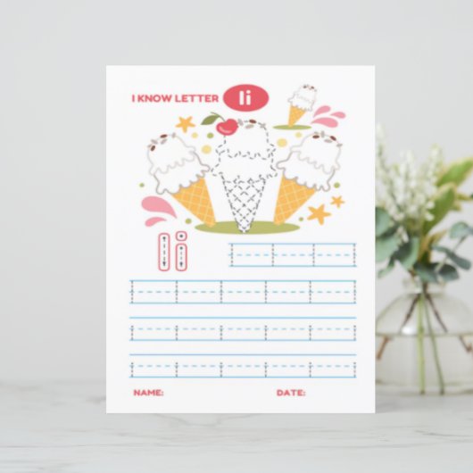 5 Learn To Spell Letter I Teacher Home Schooling (スタンド正面)