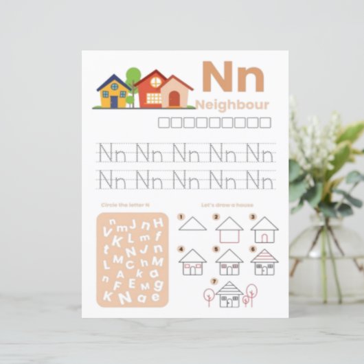 5 Learn To Spell Letter N Teacher Home Schooling (スタンド正面)