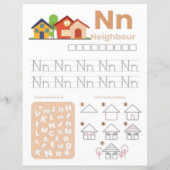 5 Learn To Spell Letter N Teacher Home Schooling (正面)