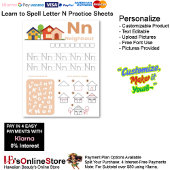 5 Learn To Spell Letter N Teacher Home Schooling