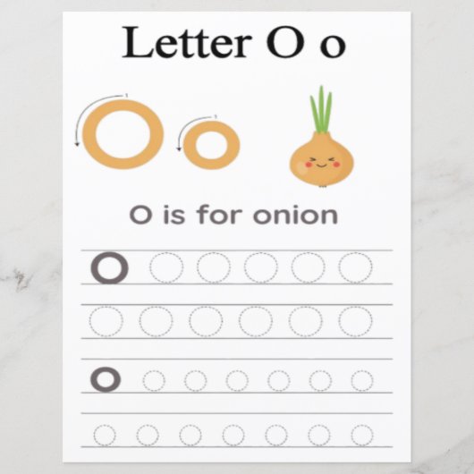 5 Learn To Spell Letter O Teacher Home Schooling (正面)