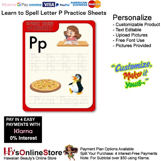 5 Learn To Spell Letter P Teacher Home Schooling