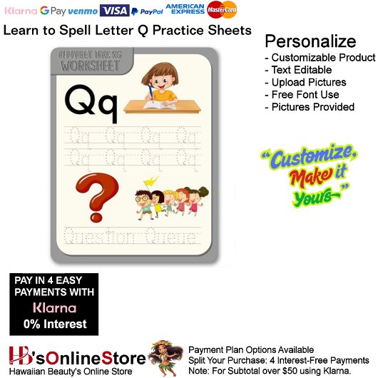 5 Learn To Spell Letter Q Teacher Home Schooling