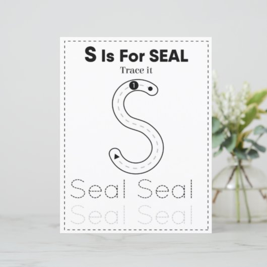 5 Learn To Spell Letter S Teacher Home Schooling (スタンド正面)