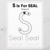 5 Learn To Spell Letter S Teacher Home Schooling (正面)