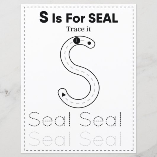 5 Learn To Spell Letter S Teacher Home Schooling (正面)